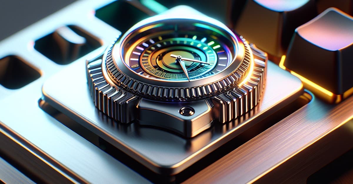 Meet the Miyo: A Keycap with a Fully Functional Watch