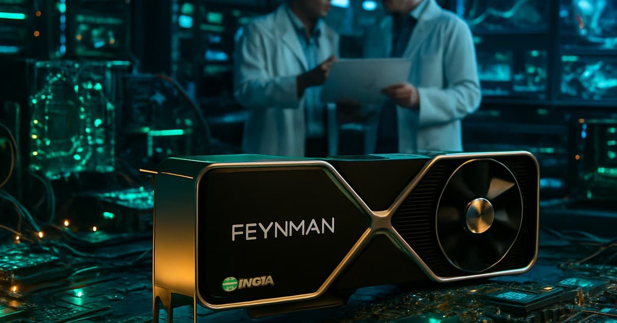 Nvidia Fenyman GPUs Rumored to Use Intel Foundry Tech