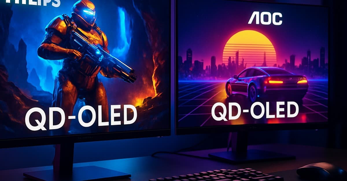 Philips and AOC Unveil 5th-Gen OLED Gaming Monitors