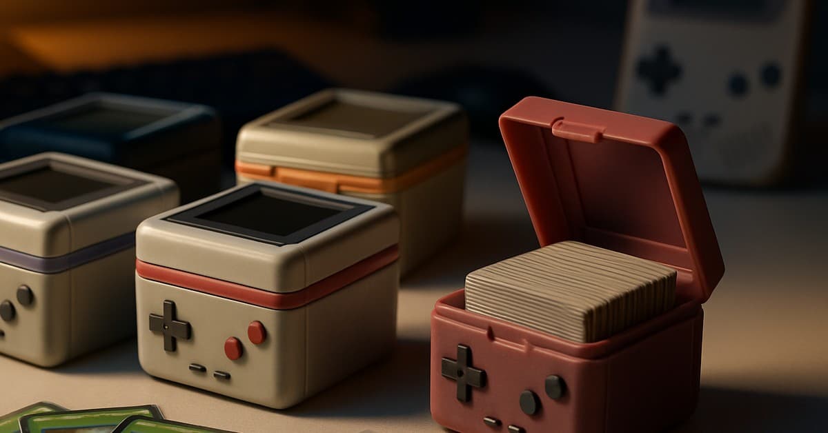 Retro Pokémon Deck Boxes Bring Back the Game Boy Era
