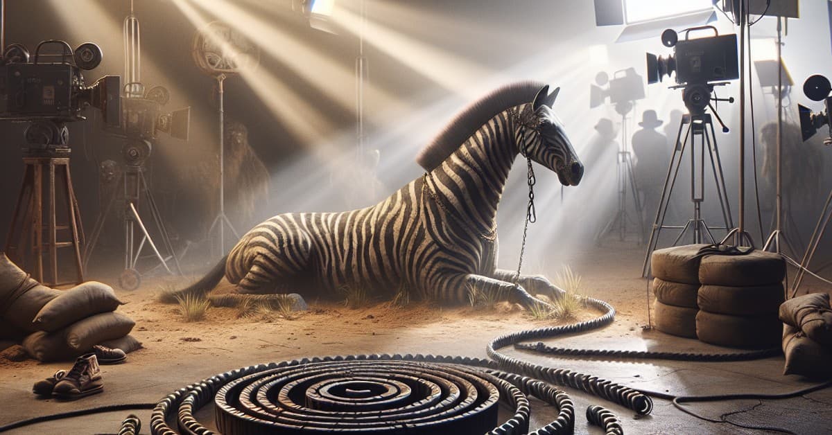 When Kubrick Chained A Drugged Leopard To A Rotting ‘Zebra’