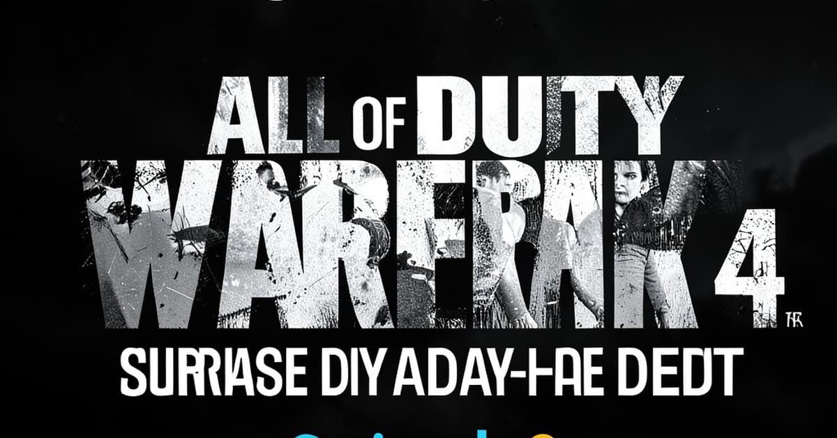 Call of Duty: Modern Warfare 4 Makes Surprise Day-and-Date Debut on Switch 2