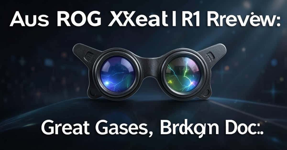 Asus ROG XReal R1 Review: Great Glasses, Broken Dock