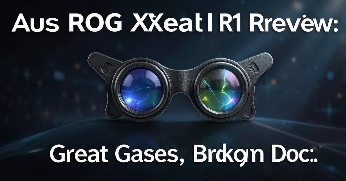 Asus ROG XReal R1 Review: Great Glasses, Broken Dock