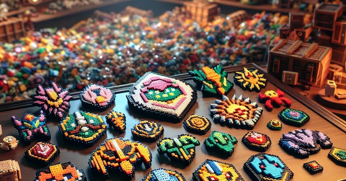 Build Your Own Lego Pokémon Kanto Region Badge Collection Now
