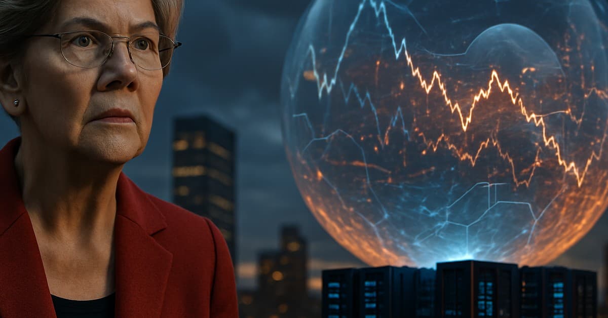 Elizabeth Warren Warns the AI Industry Is a Bubble