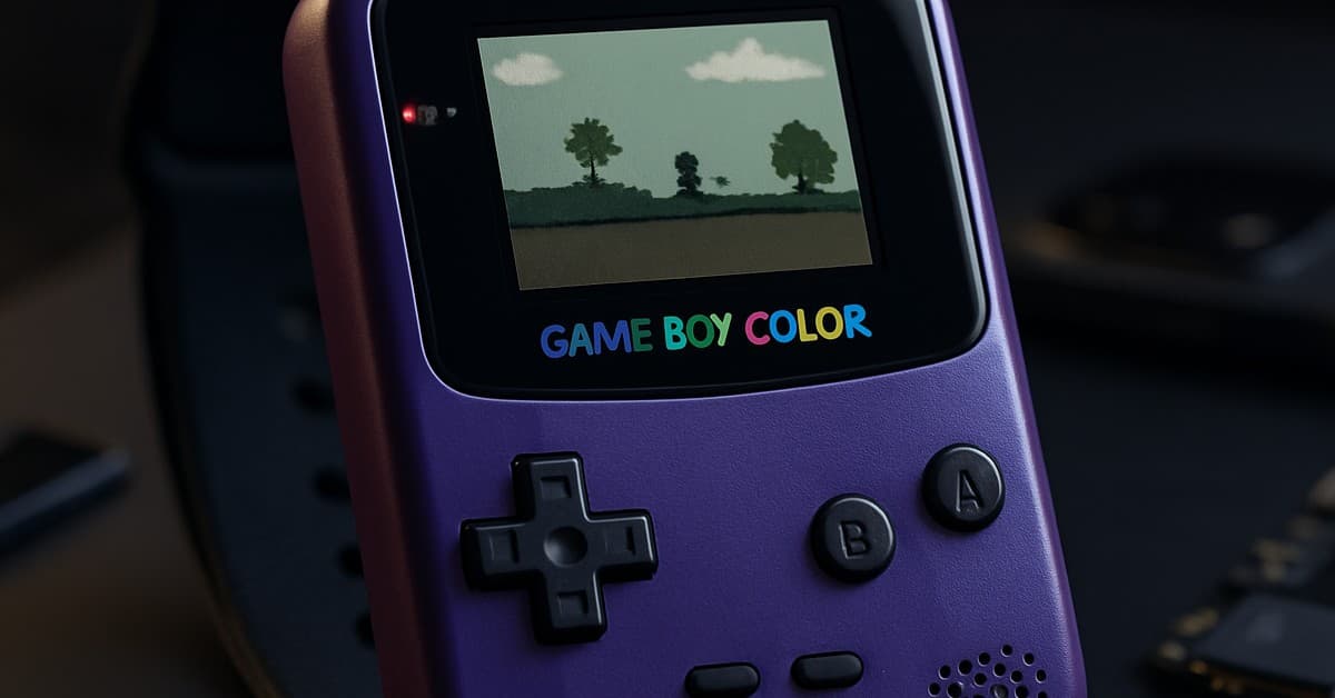 Time Frog Color: A Game Boy Color Smartwatch With Cursed Controls