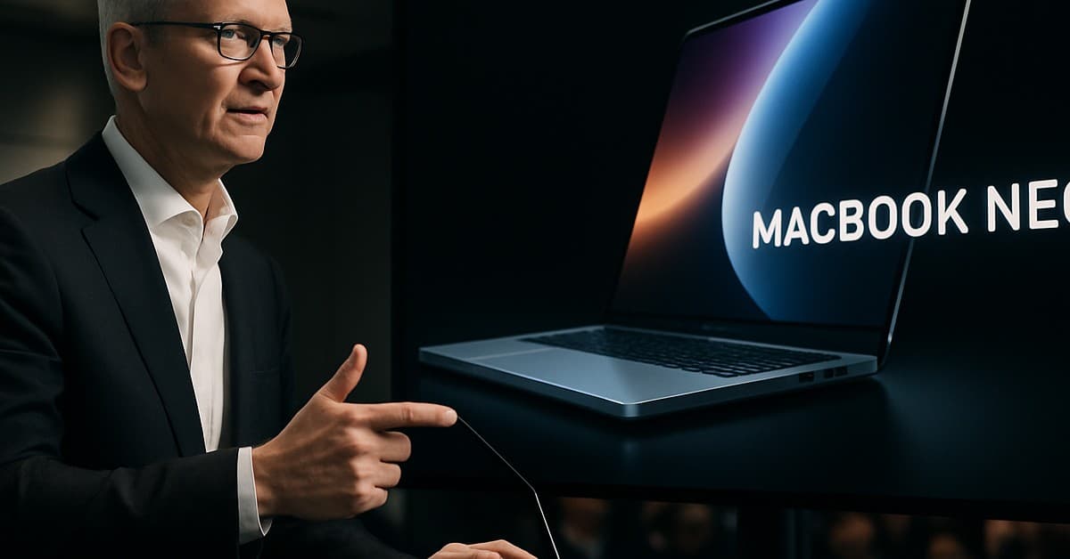 Apple's Tim Cook Addresses MacBook Neo's Supply Constraints