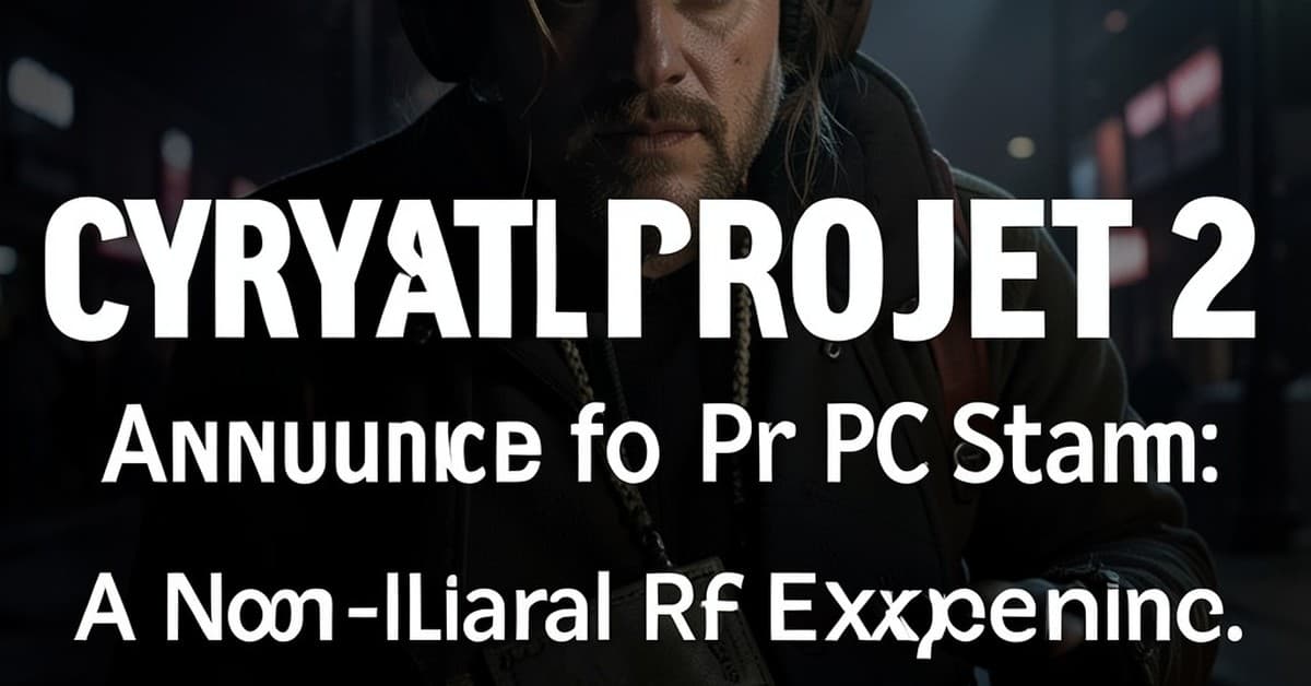 Crystal Project 2 Announced for PC Steam: A Non-Linear RPG Experience
