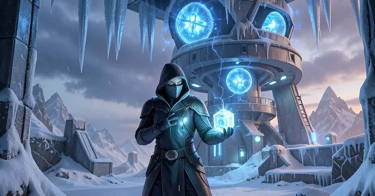 Finding Chaos Cubes in Frigid Fortress, Fortnite Chapter 7, Season 2