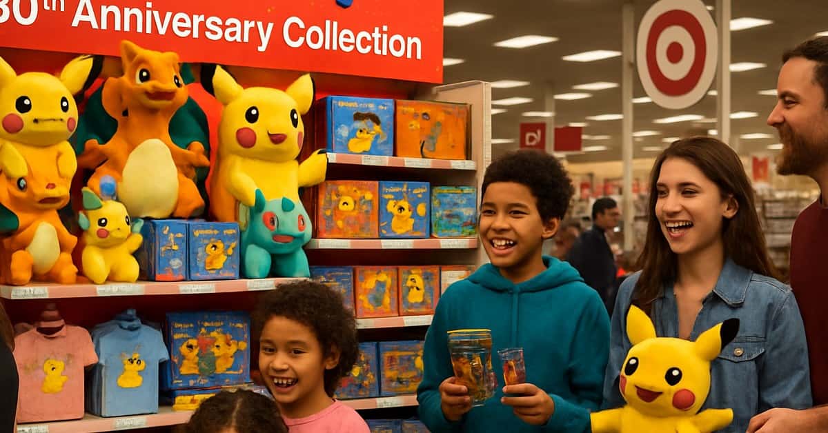 Target x Pokémon 30th Anniversary Collection Now Available Online