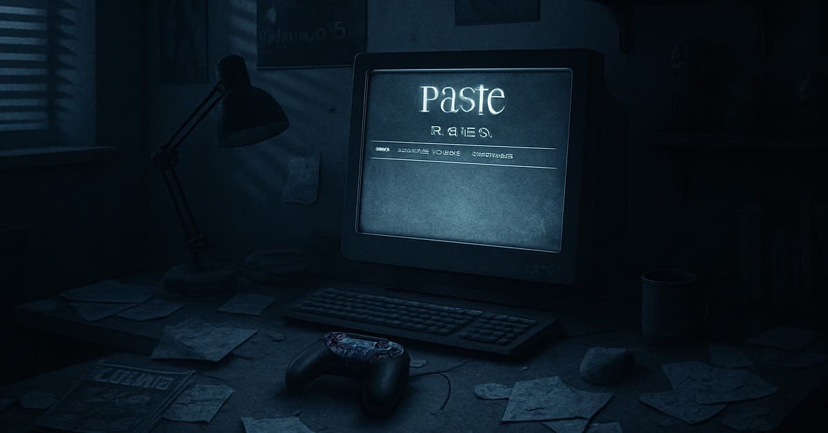 The End of Paste Games: A Sad Chapter for Gaming Coverage