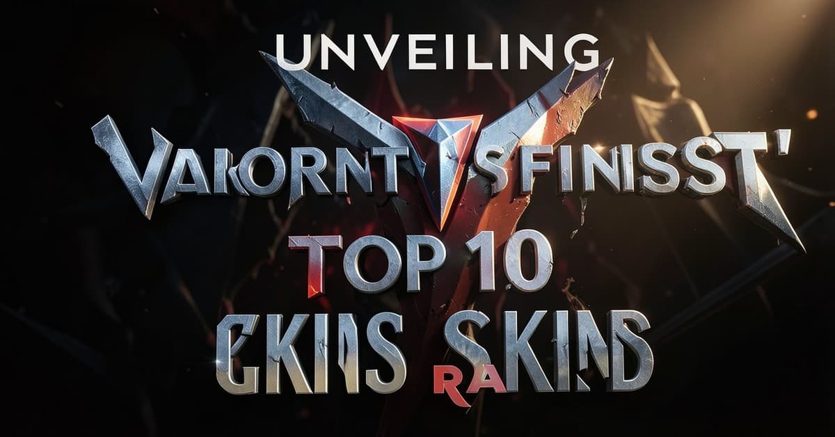 Unveiling Valorant's Finest: Top 10 Knife Skins Ranked
