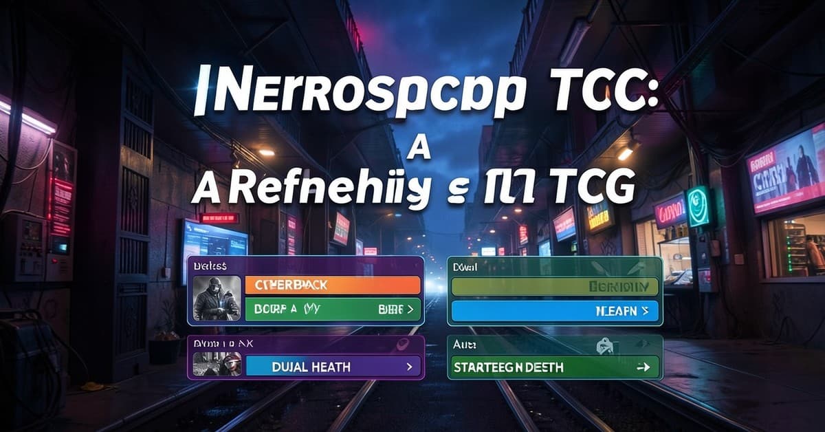 Neuroscape TCG: A Refreshing Cyberpunk TCG with Dual Health Bars and Strategic Depth