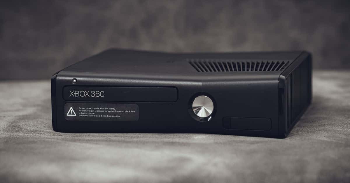 A nostalgic view of a classic Xbox 360 console, highlighting its vintage appeal.