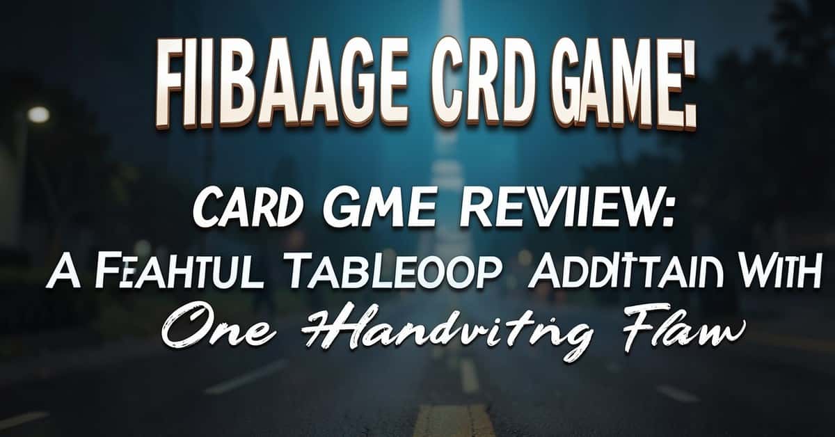 Fibbage Card Game Review: A Faithful Tabletop Adaptation With One Handwriting Flaw