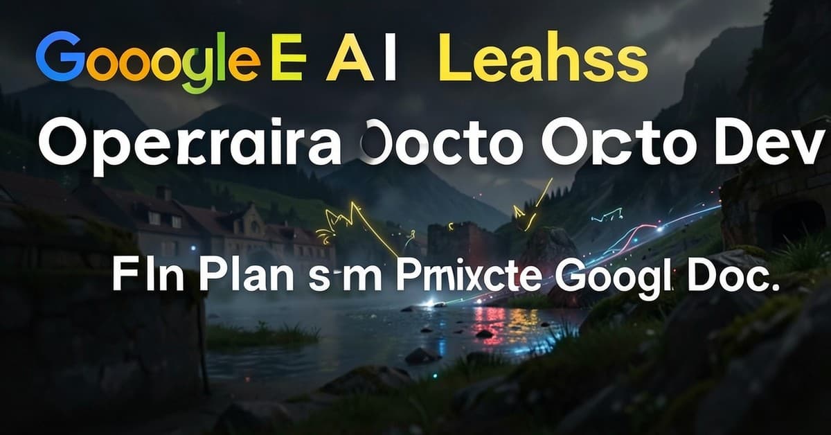 Google AI Leaks Operation Octo Dev Plans From Private Google Doc