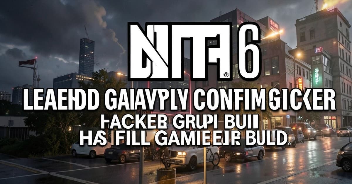 GTA 6 Leaked Gameplay Confirms Hacker Group Has Full Game Build — Grand Theft Auto 6