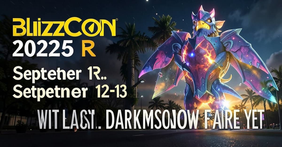 BlizzCon 2026 Returns September 12-13 With Largest Darkmoon Faire Yet