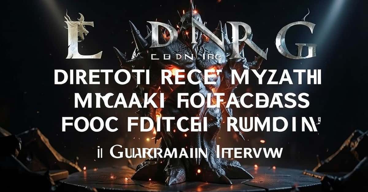 Elden Ring Director Miyazaki Addresses Foot Fetish Rumor in Guardian Interview