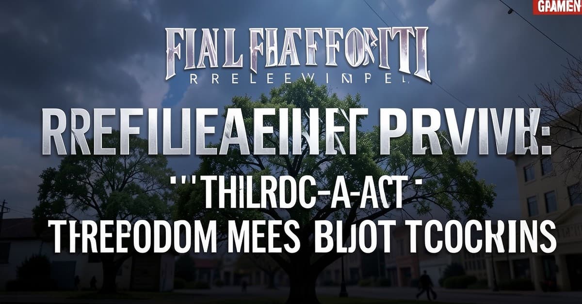 Final Fantasy VII Revelation Preview: Third-Act Freedom Meets Bloat Concerns