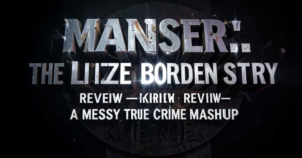 Monster: The Lizzie Borden Story Review — A Messy True Crime Mashup