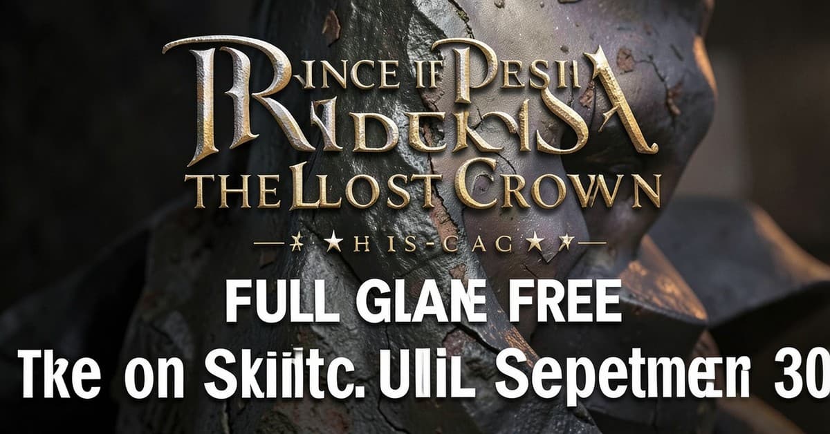 Prince of Persia: The Lost Crown Full Game Free on Switch Until September 30