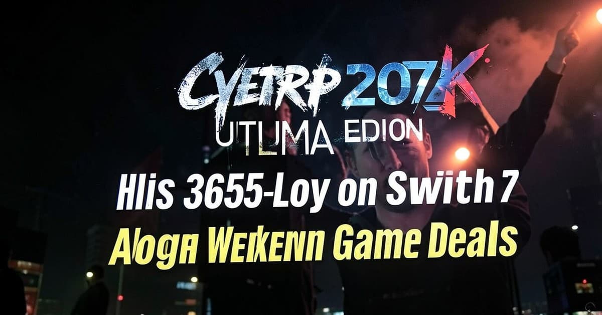 Cyberpunk 2077 Ultimate Edition Hits 365-Day Low on Switch 2 Alongside Weekend Game Deals