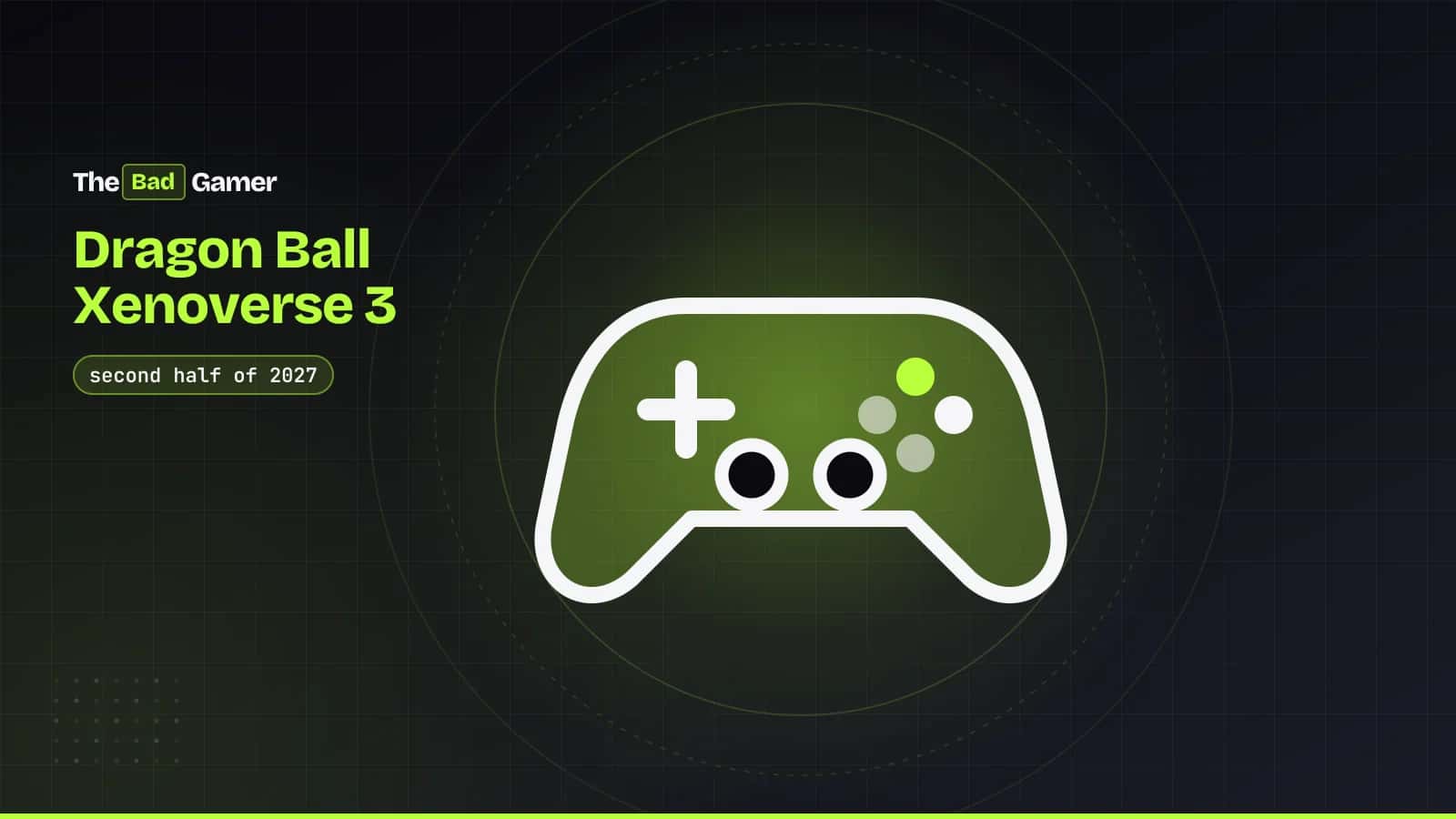 Illustration of a game controller, for Dragon Ball Xenoverse 3