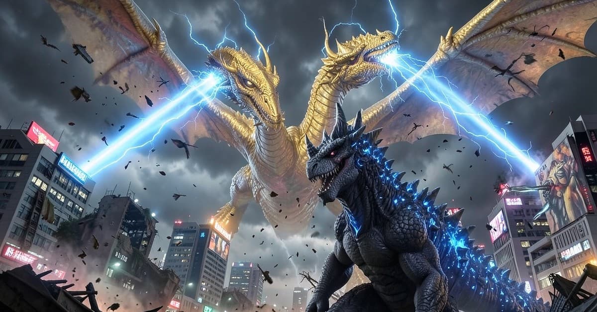 Godzilla Minus Zero Trailer Reveals King Ghidorah Gravity Beams at NYCC 2026