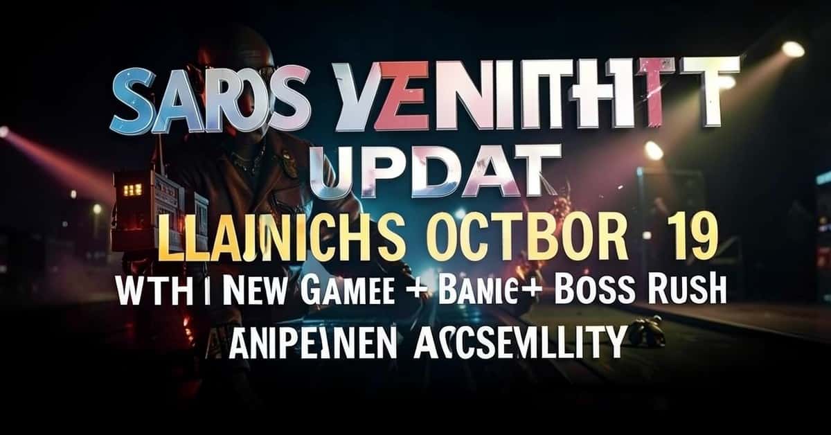 Saros Zenith Update Launches October 19 With New Game+, Boss Rush, and Expanded Accessibility
