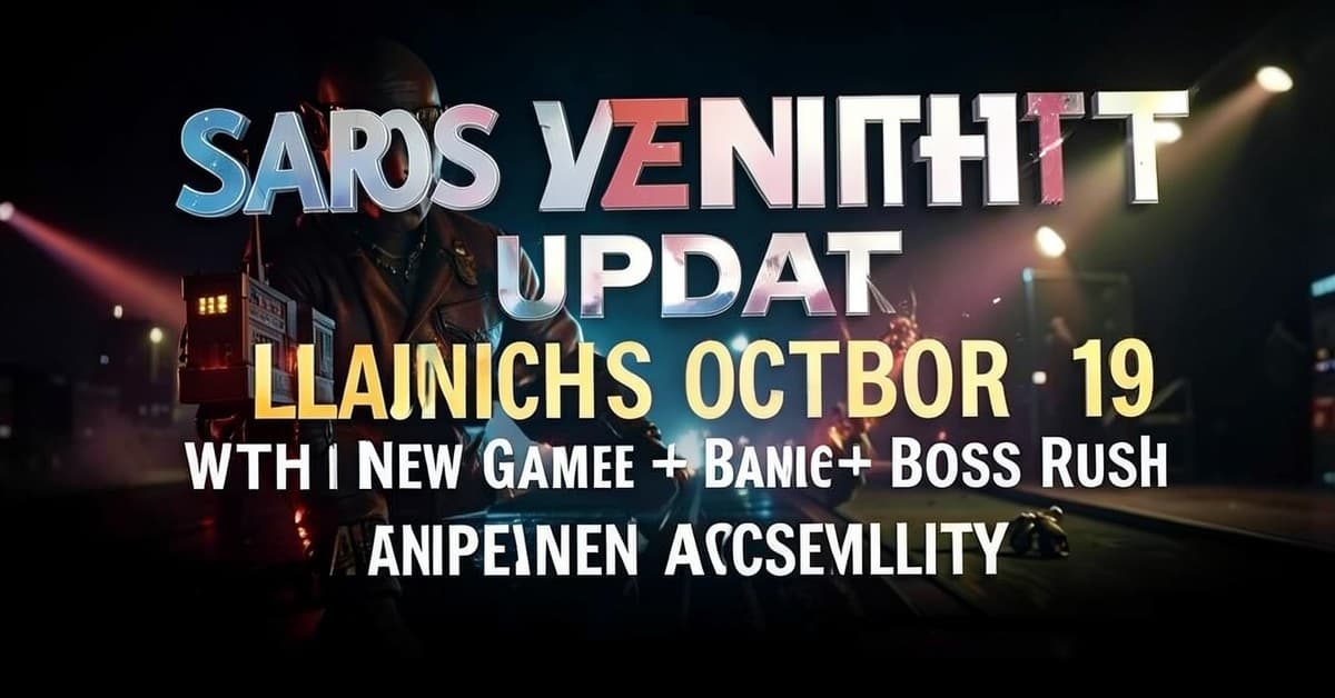 Saros Zenith Update Launches October 19 With New Game+, Boss Rush, and Expanded Accessibility