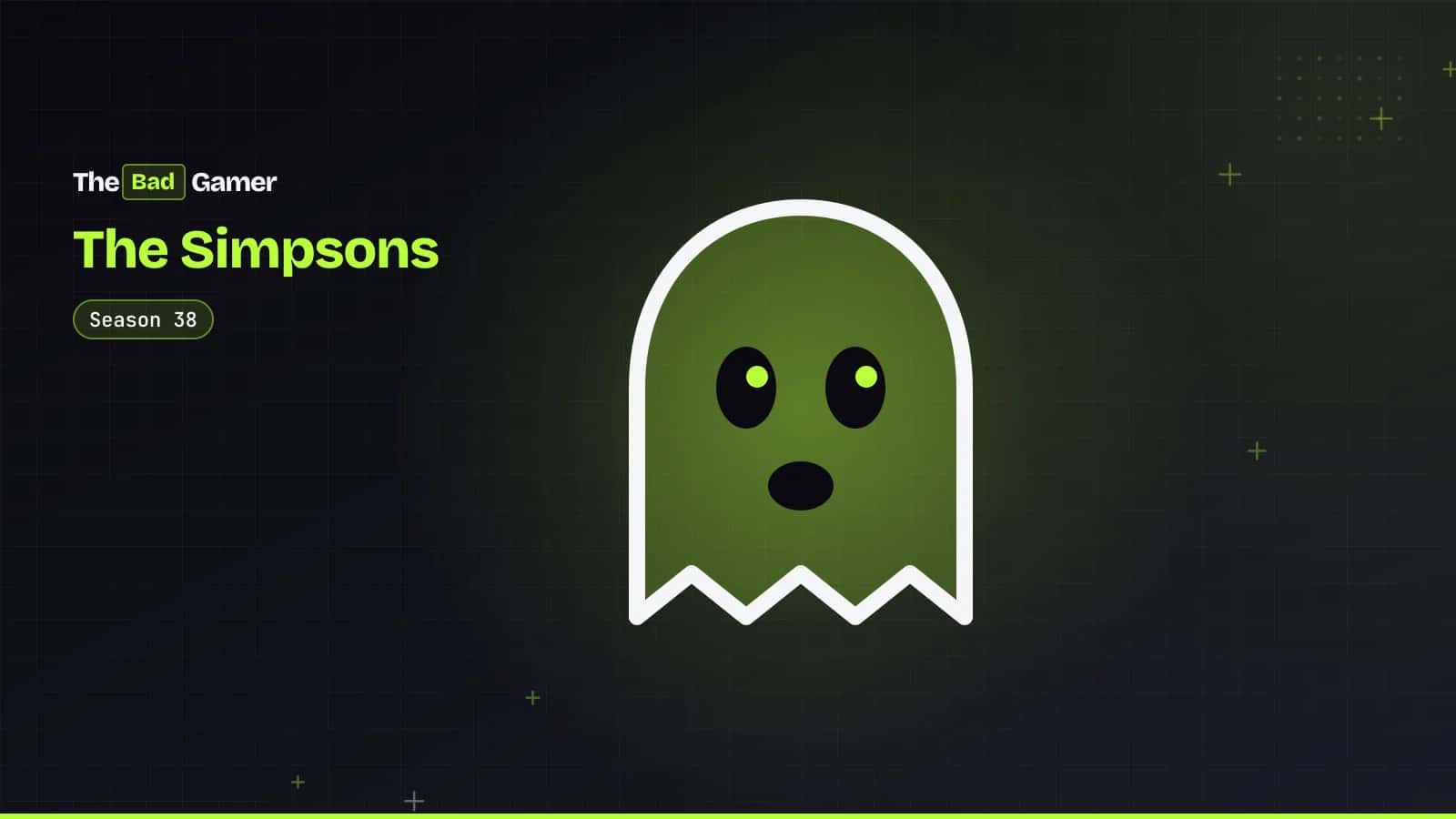 Illustration of a ghost, for The Simpsons