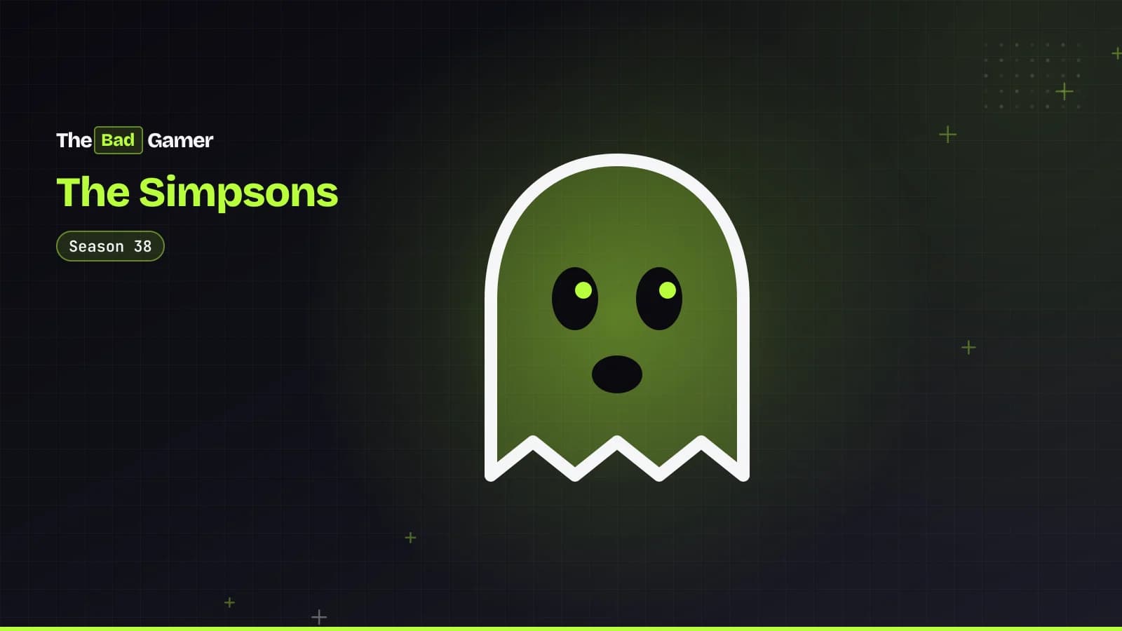 Illustration of a ghost, for The Simpsons