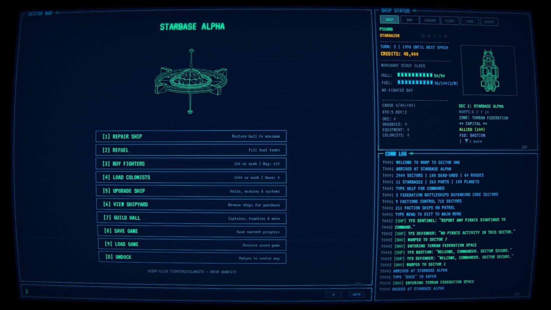Warp to Sector One