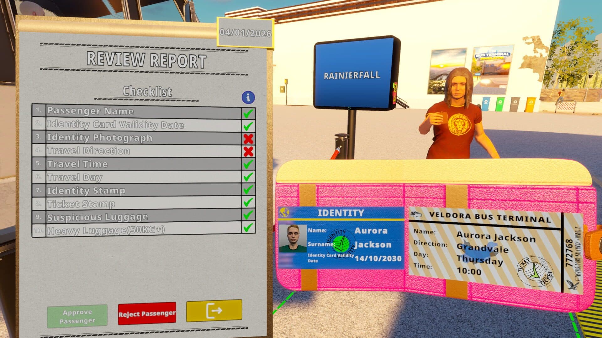 Bus Terminal Simulator