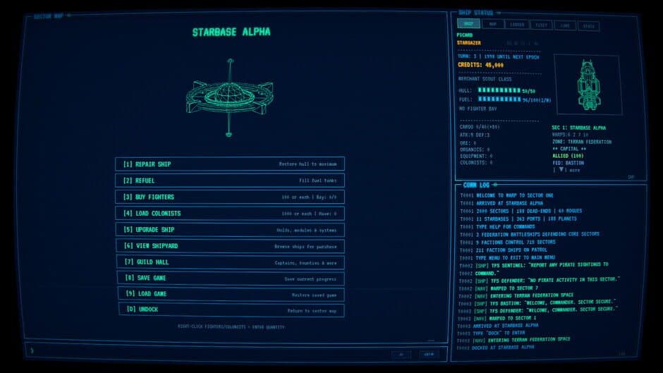 Warp to Sector One screenshot 1