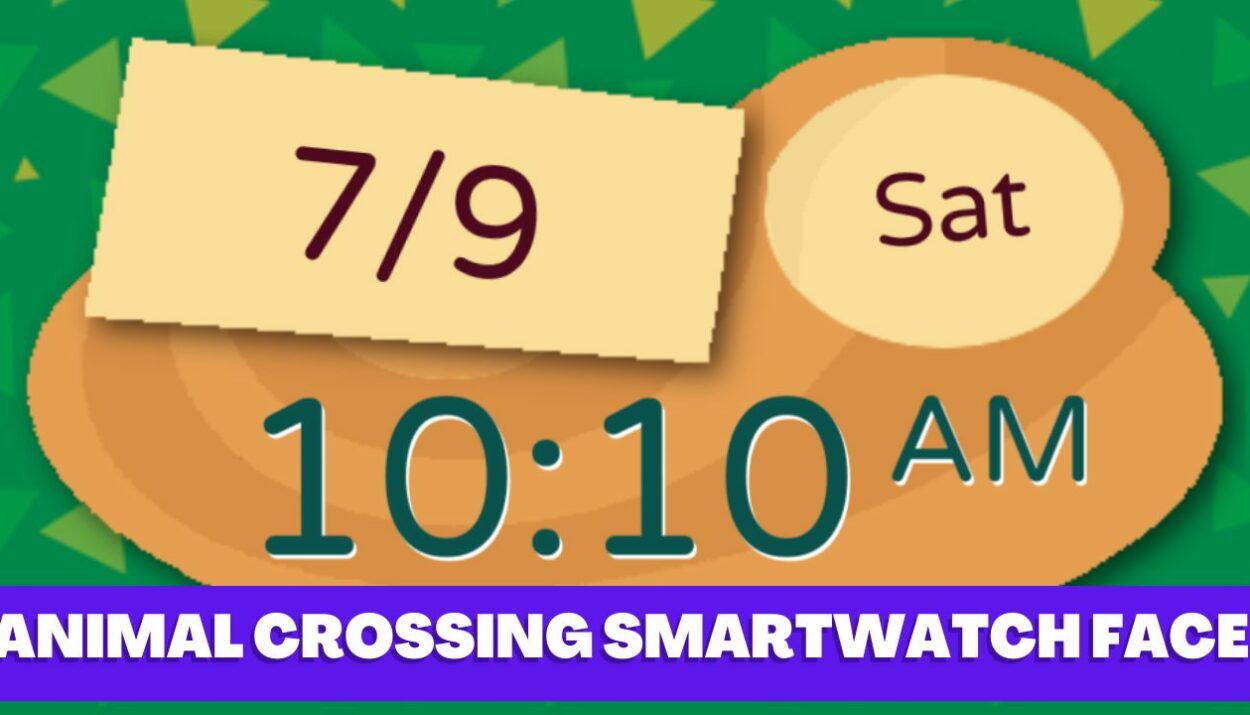 Animal Crossing Smartwatch Face