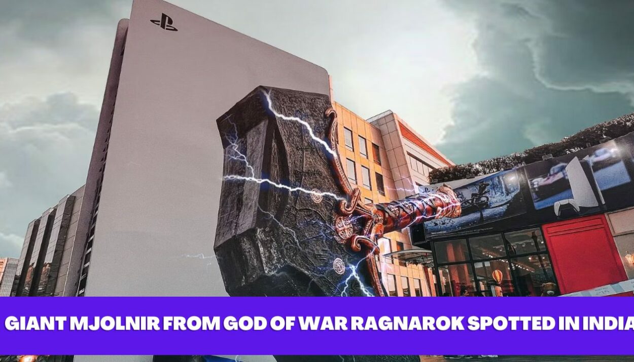 Giant Mjolnir From God Of War Ragnarok Spotted In India