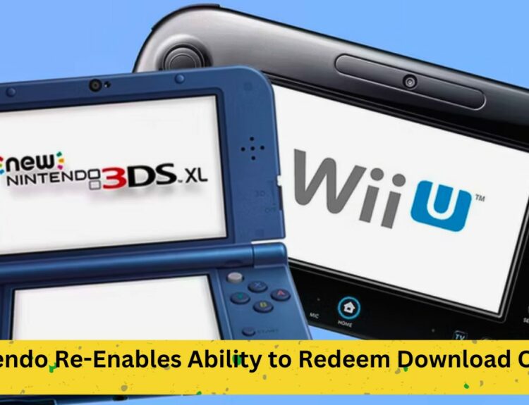 Nintendo Re-Enables Ability to Redeem Download Codes for 3DS and Wii U
