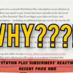 PlayStation Plus Subscribers' Reactions to Recent Price Hike