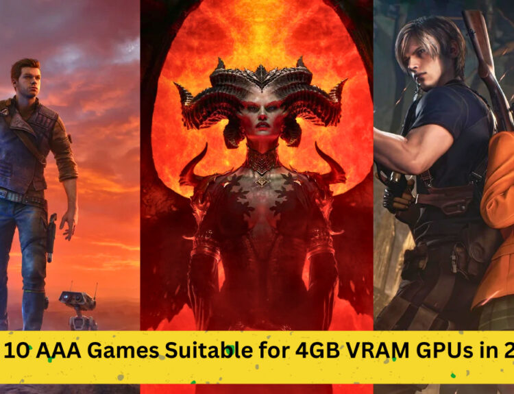 Top 10 AAA Games Suitable for 4GB VRAM GPUs in 2023