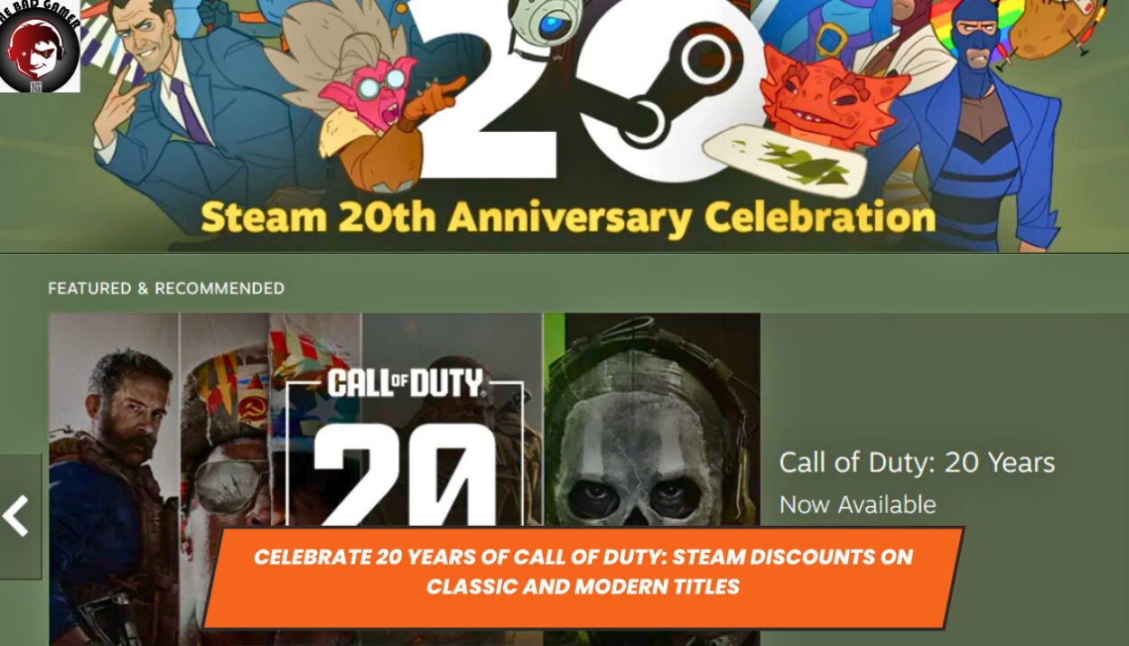 Celebrate 20 Years of Call of Duty: Steam Discounts on Classic and Modern Titles