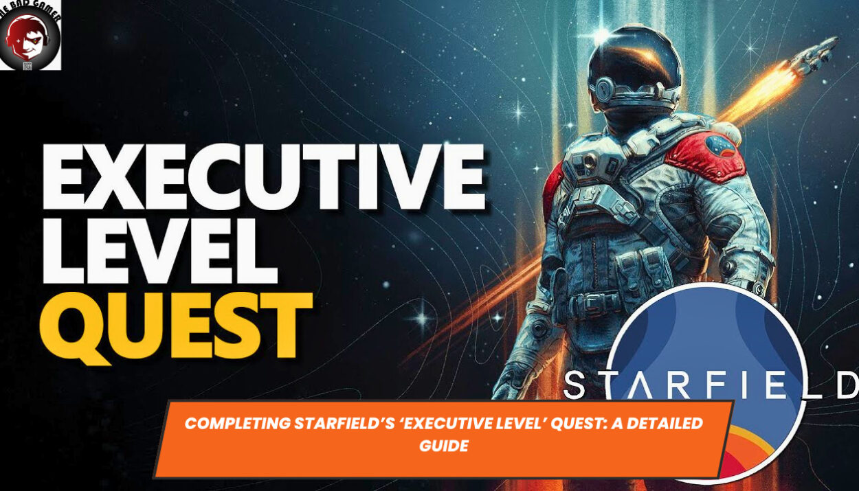 Completing Starfield’s ‘Executive Level’ Quest: A Detailed Guide