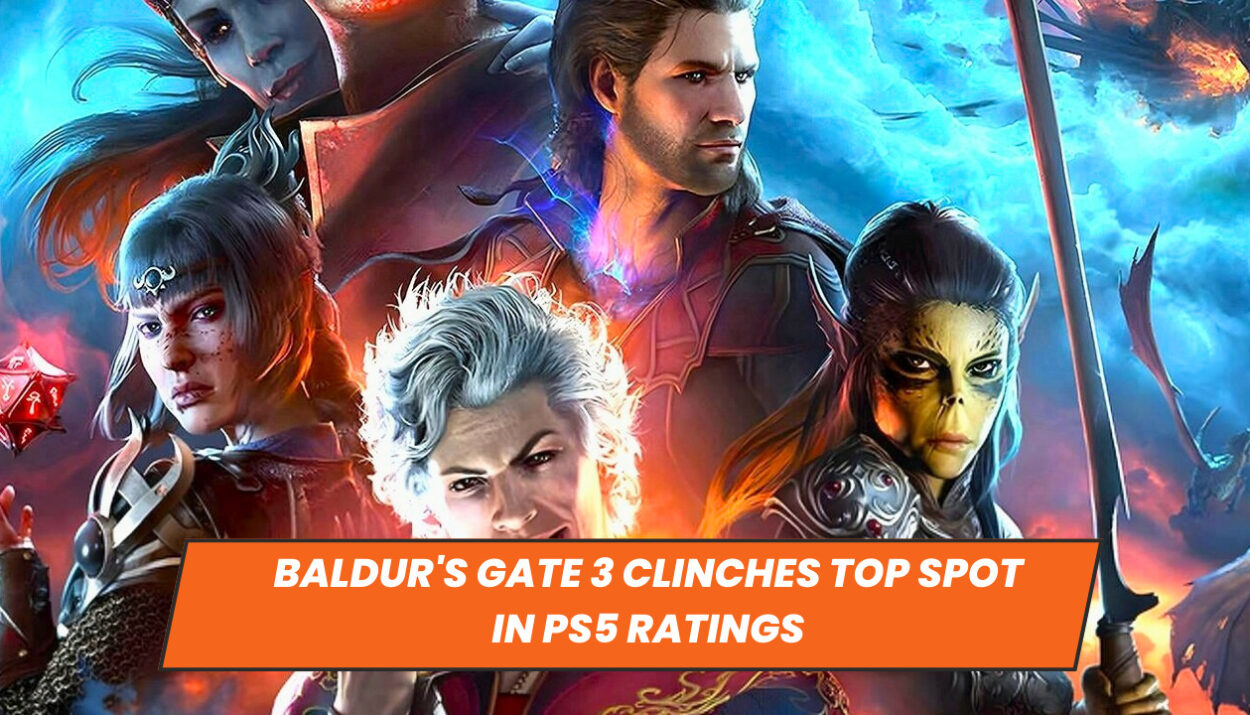 Baldur's Gate 3 Clinches Top Spot in PS5 Ratings