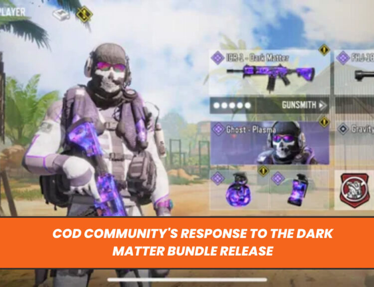 CoD Community's Response to the Dark Matter Bundle Release