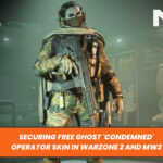 Securing Free Ghost 'Condemned' Operator Skin in Warzone 2 and MW2