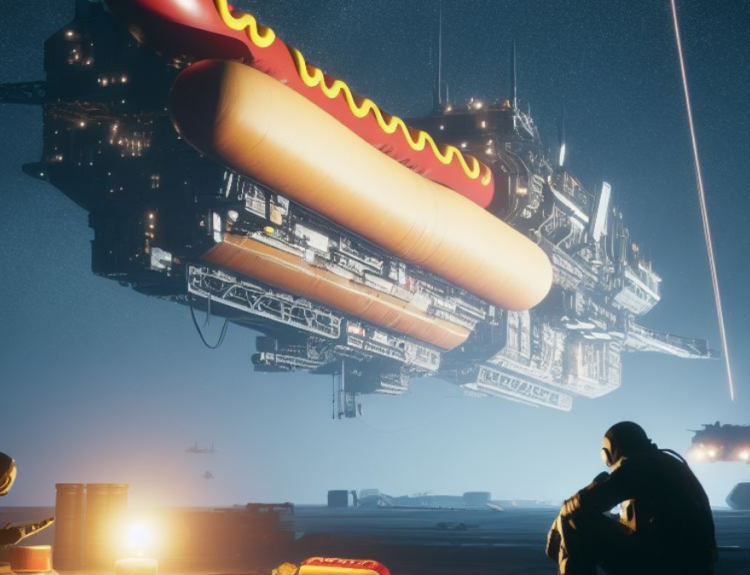 Starfield Player's Unique Hotdog Ship Showcases Game's Vast Customization