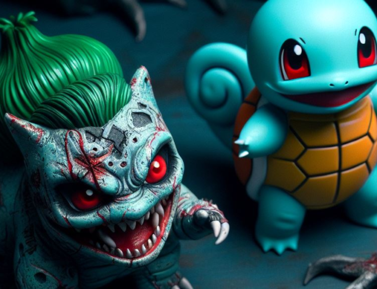 Pokemon Fan's Horror-Themed Makeover for Bulbasaur and Squirtle Evolutions: An In-Depth Analysis
